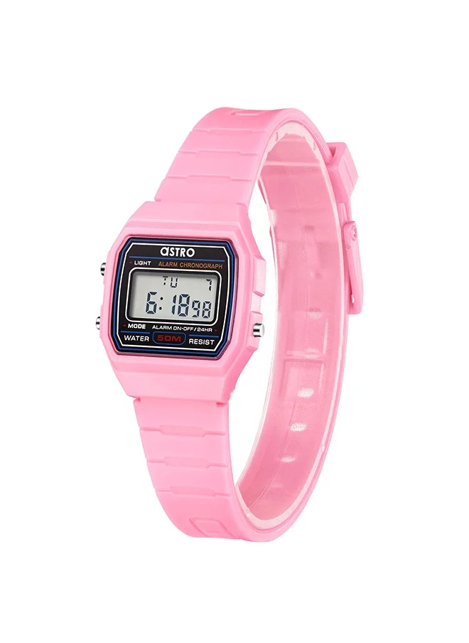 أسترو Astro A23927-PPPB Kids Digital Display Watch & Polyurethane Strap Pink