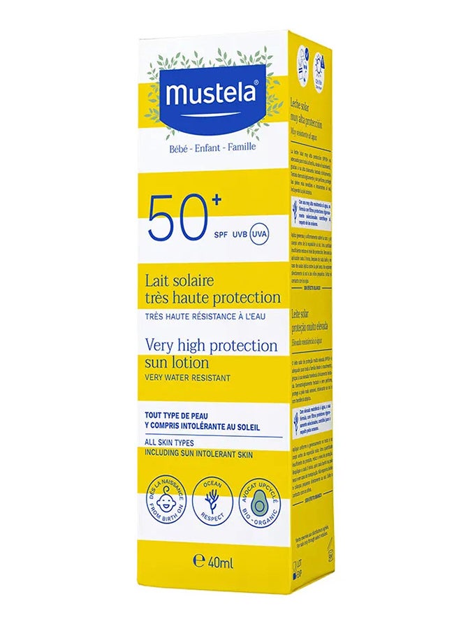 Mustela Very High Protection Sun Lotion SPF 50+ 40ml - Image 3