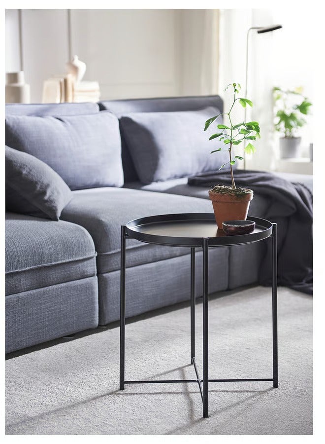 آيكيا فراكتا طاولة بصينية من الفولاذ المطلي أسود ‎45x53 سم‏ - Image 5