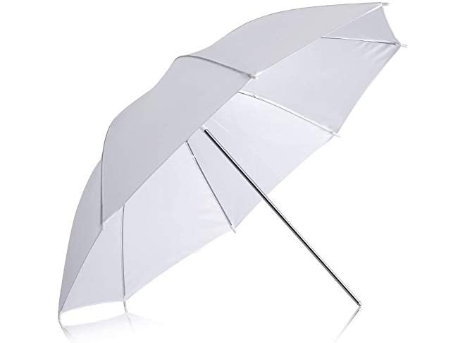 SHOPEE 3pcs Set: White 80CM Umbrella + Portable Foldable Flash Photo Video Studio Lighting Photography Stand + Bulb Holder - Image 2