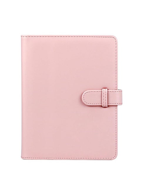 ZIKKON 128 Pockets Lock Photo Album Compatible with Fujifilm Instax Mini 12 11 90 70 99 9 8S 8 7S Instant Camera Polaroid Snap SnapTouch PIC300 Z2300 Mint Zip Instant Camera PrinterBlush pink