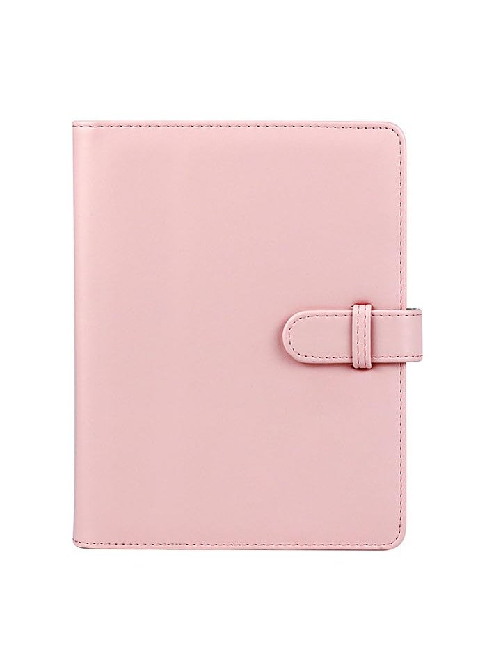 ZIKKON ZIKKON 128 Pockets Lock Photo Album Compatible with Fujifilm Instax Mini 12 11 90 70 99 9 8S 8 7S Instant Camera Polaroid Snap SnapTouch PIC300 Z2300 Mint Zip Instant Camera PrinterBlush pink  - Image 1