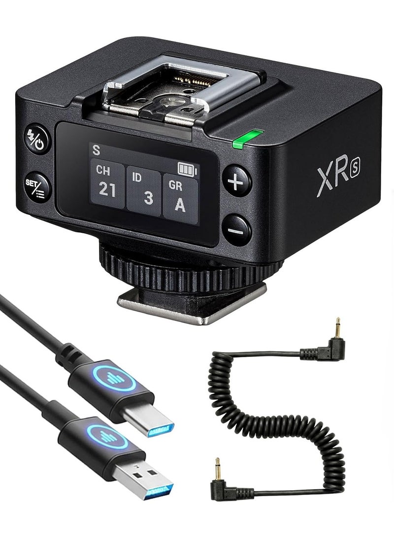 جودوكس غودوكس مستقبل فلاش لاسلكي اكس ار اس لكاميرات سوني (ترقية X1R-S)، مشغل TTL HSS 2.4G مع بطارية ليثيوم مدمجة، مزامنة لاسلكية، تصميم صغير مع فرشاة عدسة - Image 1