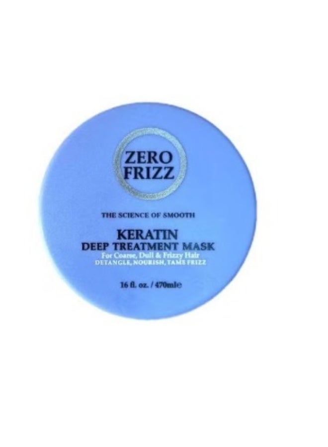 Zero Frizz Keratin Hair Mask 470ml - Image 1