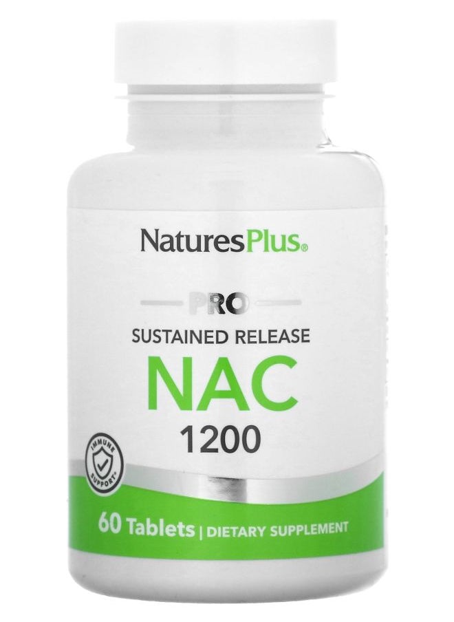 NaturesPlus Pro NAC 1200 Sustained Release  60 Tablets 