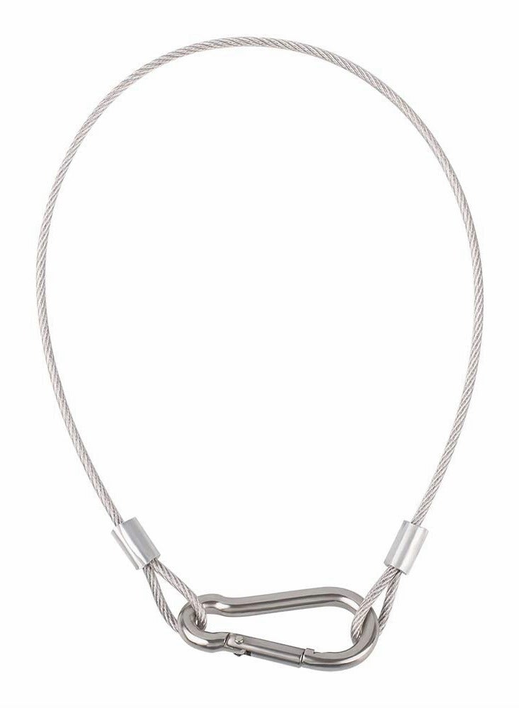 Excefore 316 Stainless Steel Lanyard Cable Tether With Rubber Coating, 2mm Safety Rope, for Navigation,Prevent Loss and Suspension of Objects - 12 Pcs - Image 4