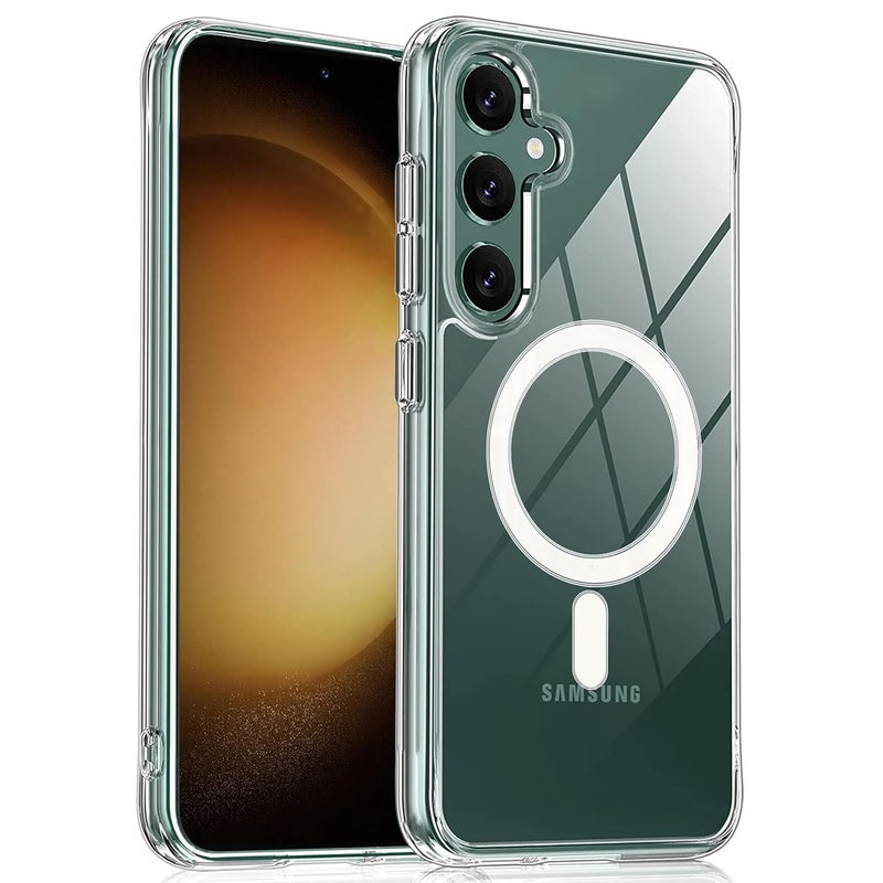 ZAPCASE غطاء خلفي لجهاز سامسونج جالاكسي S24 5G (TPU، بولي كربونات_شفاف) - Image 1