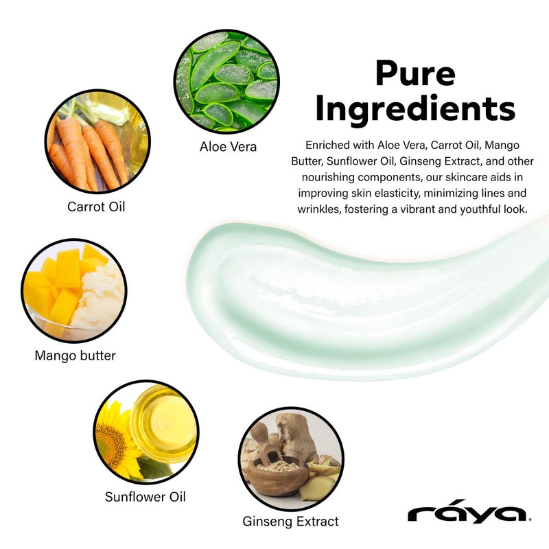 Raya Collagen-Elastin Cream (401) | Nourishing and Moisturizing Facial Treatment for Dry Skin | Helps Reduce Fine Lines and Wrinkles | Calms, Tones, Refines, and Firms - Image 2