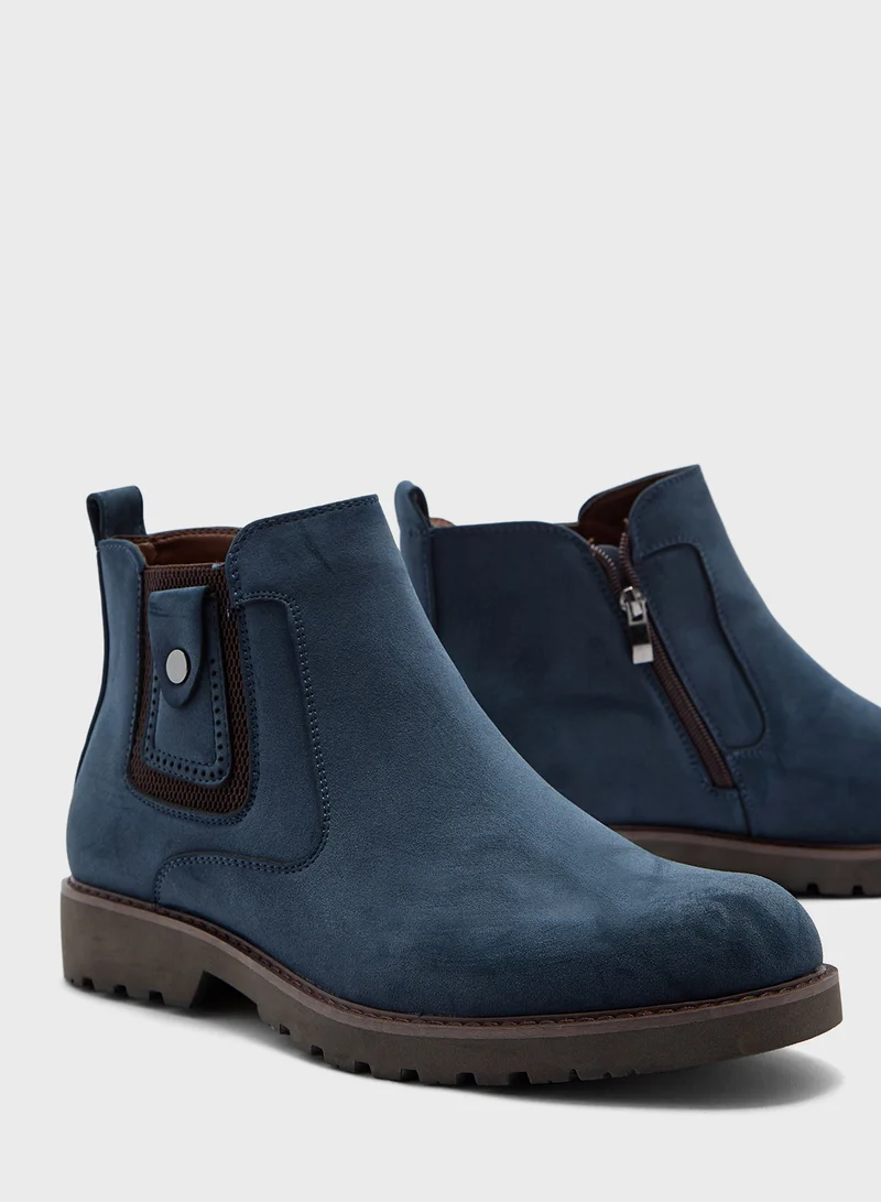 Robert Wood Casual Chelsea Boots