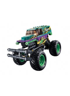 Sluban Sluban - Power Bricks Wind-up Bigfoot Green & Purple Speed Kixx 252 Pieces - M38-B1161  - Image 3
