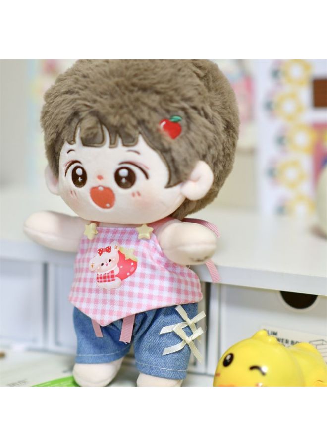Daifa Cotton Doll Clothes 15/20cm Cute Suit Sling Clothes Girl Clothes Swimwear Cheap Doll Clothes-Specifications:15cm Doll Clothes (excluding Dolls-Color:Headwear Top Pants - Image 5