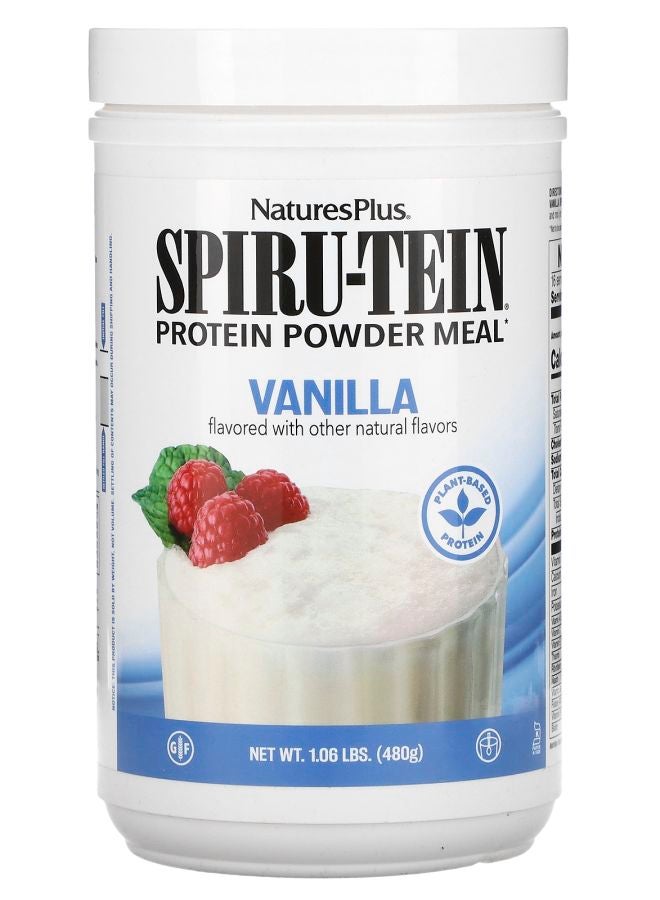 NaturesPlus SpiruTein Protein Powder Meal Vanilla 1.06 lbs (480 g) 