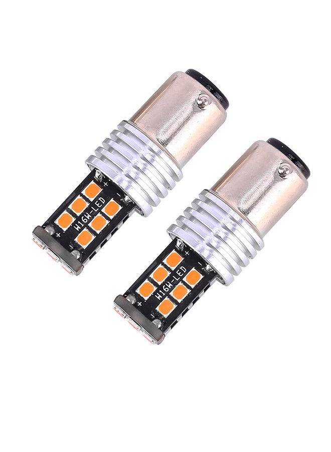 MUNTAQI 2-Piece 1157/BAY15D 3W LED 300LM SMD 2835 Car Rear Brake Light For Vehicles - Image 1