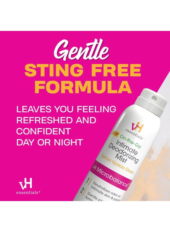 vH Essentials Feminine Spray, Intimate Deodorizing Mist, Gentle Odor Eliminating Ph Balanced Formula, Sting Free, Alcohol free, Continuous Spray, 3 floz. - Image 3