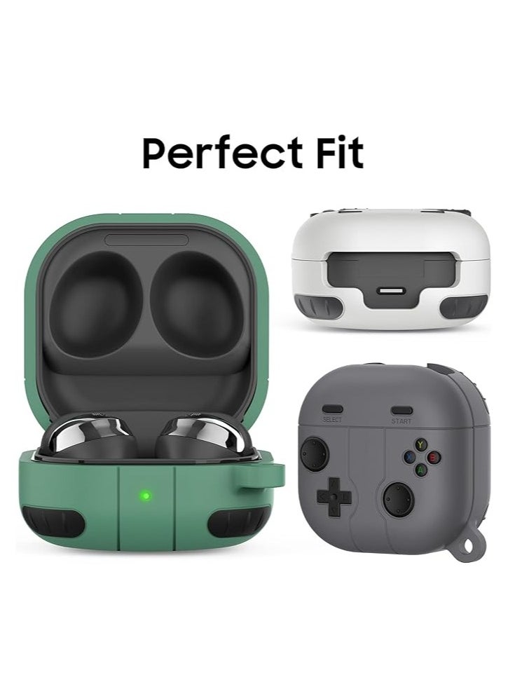 Generic - Silicone cover for Samsung Galaxy Buds FE Case (2023) / Galaxy Buds 2 Pro Case (2022) / Galaxy Buds 2 Case (2021) / Galaxy Buds Pro Case (2021) / Galaxy Buds Live Case (2020) (Black） - Image 1