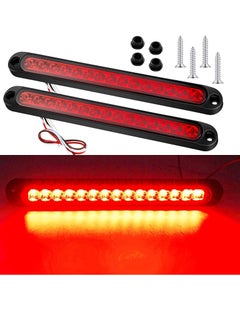 KASTWAVE 15 LED Trailer Brake Tail Light, LED Bar Stop Turn Tail Lights Waterproof Assembly Brake Strip Red Light for Marine Boats Golf Cart Offroad Truck RV UTV ATV  - Image 3