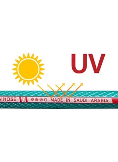 العايد بكرة من الصلب مع خرطوم حديقة من العايد (1.2 سم × 30 متر، كريستال)  - Image 3