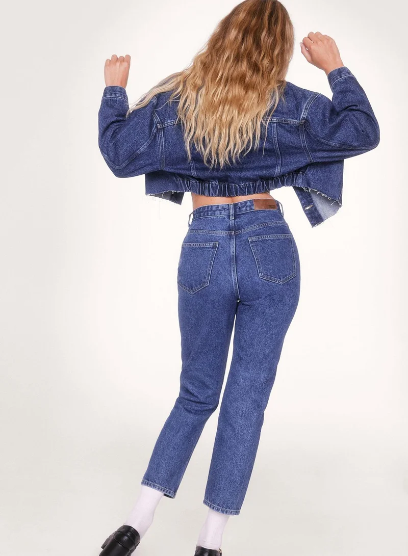 NASTY GAL High Waist Mom Jeans