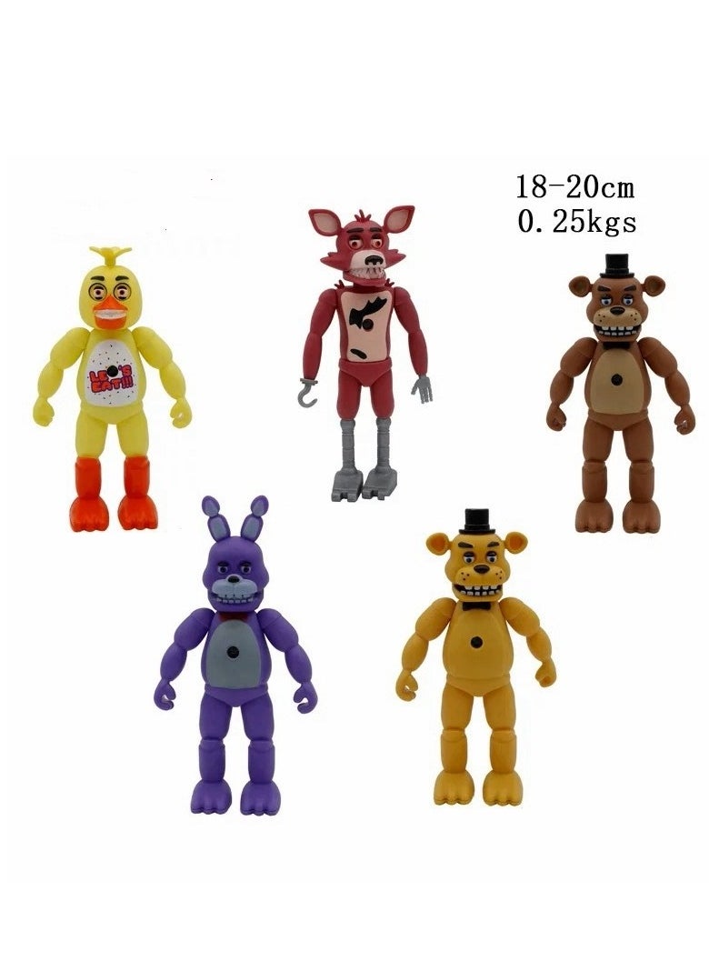 Y&D مجموعة لعب الحريم المكونة من 5 قطع من POP Teddy Bear'S Five-Night Harem 