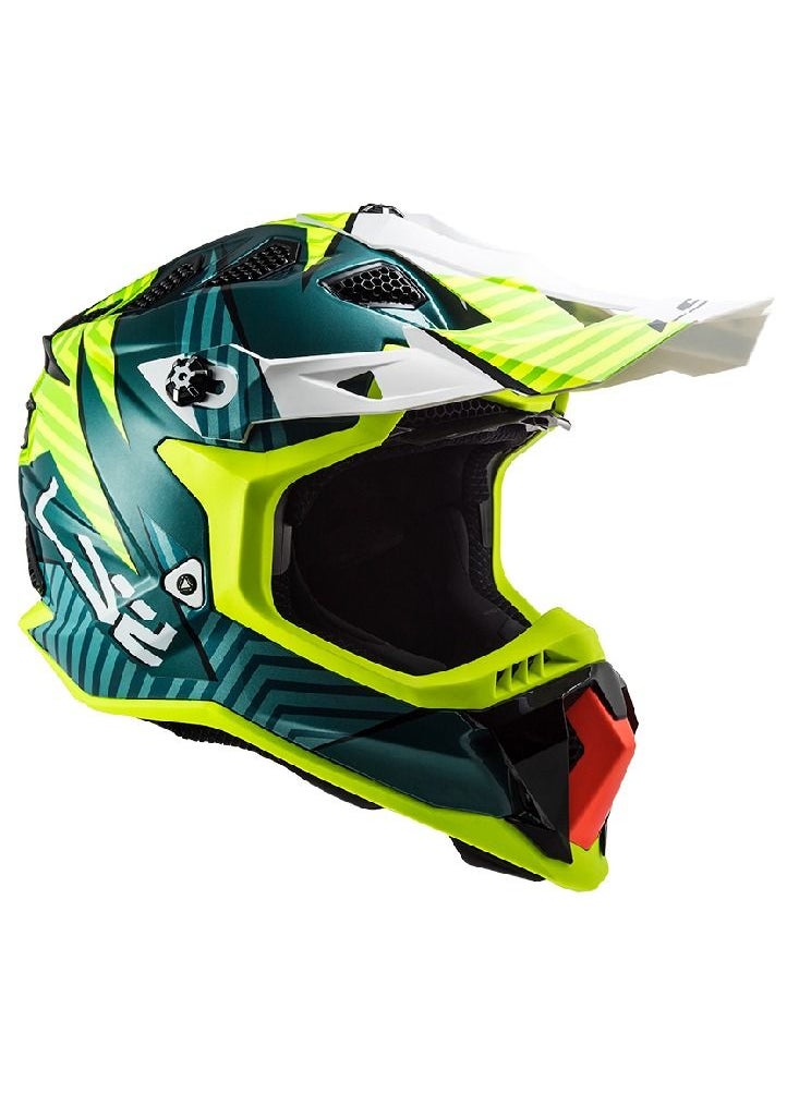 LS2 - LS2 HELMET SUBVERTER EVO MX700 ASTRO  COBALT H -V YELLOW LARGE SIZE - Image 1
