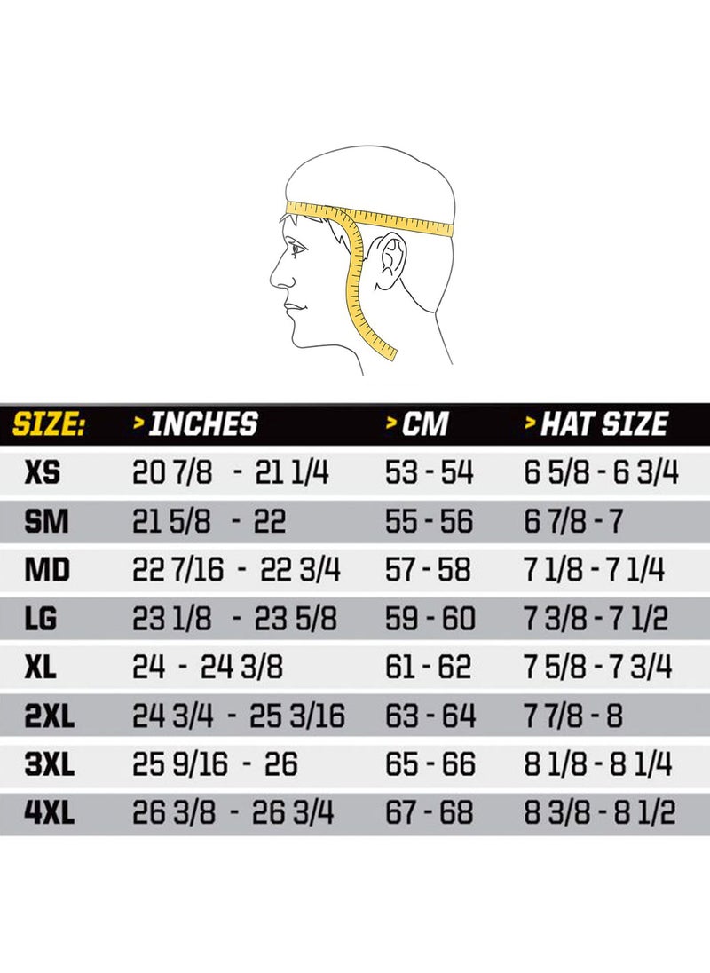 LS2 - LS2 HELMET SUBVERTER EVO MX700 ASTRO  COBALT H -V YELLOW LARGE SIZE - Image 1