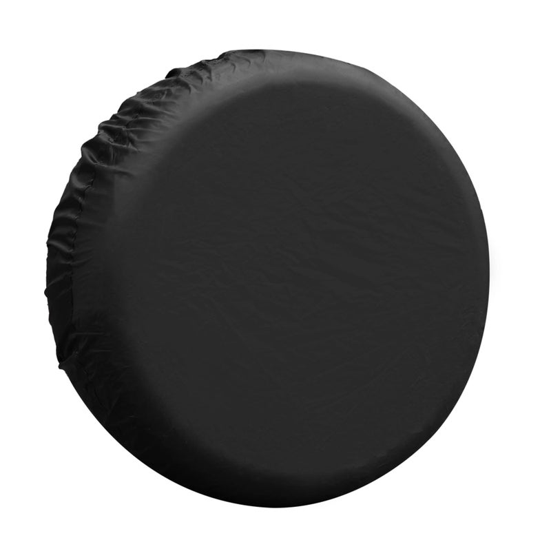uxcell Universal 210D Oxford Spare Tire Cover for Jeep Trailer RV SUV Truck Wheel for Diameters 2226 Black - Image 3