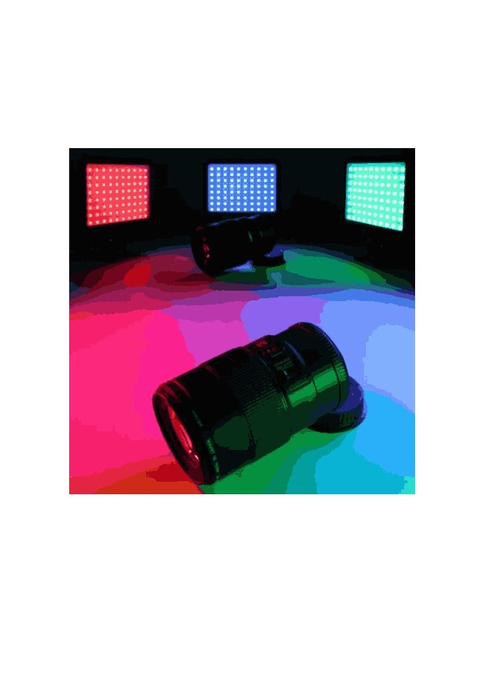 PROMAGE Promage P24C RGB LED Video Light – Full-Color Panel with 16 Million Colors, 2500K–8500K CCT, 20 Scene Effects, CRI ≥95, Adjustable Brightness – Ideal for Photography & Videography  - Image 5
