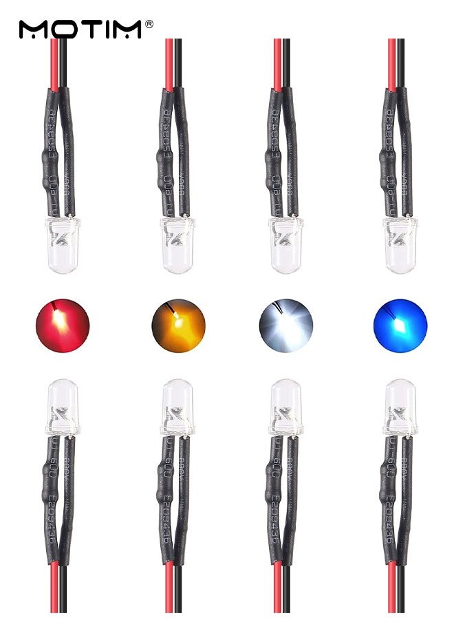 Motim - 12-LED RC Car Flashing Light System Kit, Remote Control Lamp Modification for 1/10 1/8HSP TAMIYA CC01 SCX10 Models RC Car - Image 1