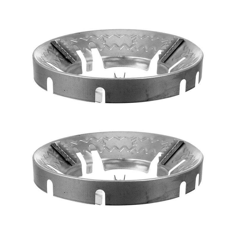 JYNXE Gas Stove Stand Round Burner Stand Glass top Gas Saver Jail Home Stove Fire Windproof Energy Saving StandPan Support Appliance Knob Gas Saver 2 Piece - Image 1