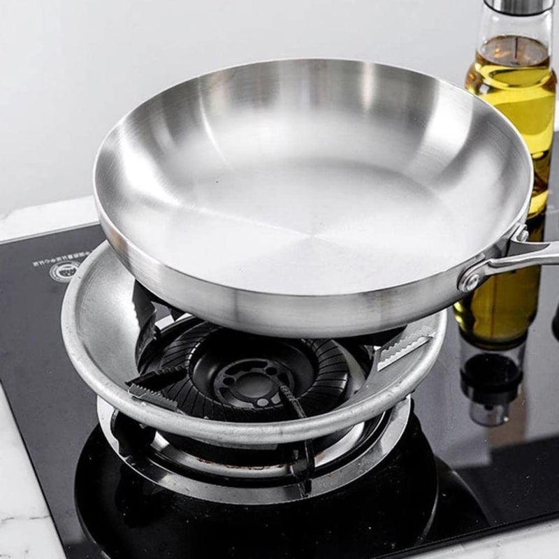 JYNXE Gas Stove Stand Round Burner Stand Glass top Gas Saver Jail Home Stove Fire Windproof Energy Saving StandPan Support Appliance Knob Gas Saver 2 Piece - Image 5