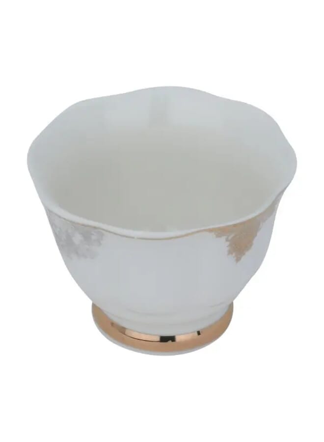 Alsaif Gallery Set of Arabic coffee cups with gold and silver patterns 12 pieces - Image 4