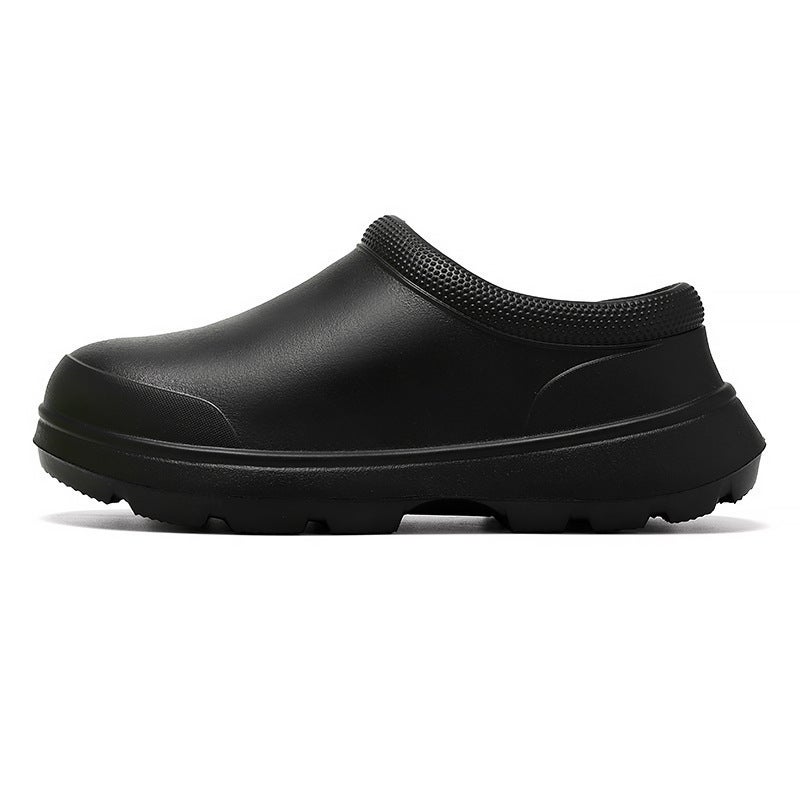 Popular Non-Slip Eva Closed Toe Slippers Kitchen Shoes Work Shoes Restaurant Men'S And Women'S Rubber Shoes Chef Shoes Waterproof Oil-Proof Half Slippers - Image 1
