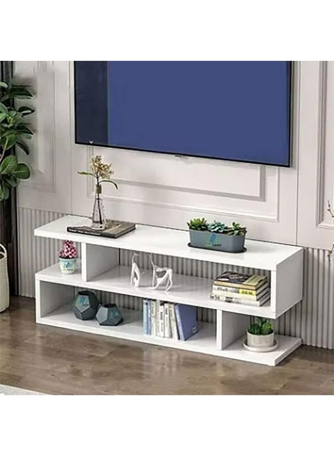 كلناميان حامل تلفاز بتصميم شبكي بسيط – حل تخزين أنيق للمنازل العصرية - Image 5