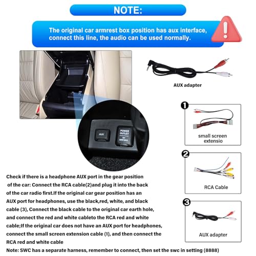 SIXWIN Android 13 Car Stereo for Honda Accord 2008 2009 2010 2011 2012 2013 10.1 Inch Touch Screen 2G+64G CarPlay Android Auto Car Radio Bluetooth GPS Navigation HiFi WiFi FM SWC Backup Camera MIC - Image 3
