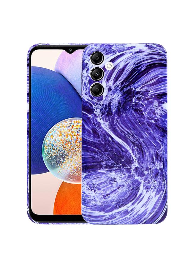 اس-توب جراب لهاتف Samsung Galaxy A14 بنمط رخامي - Image 1