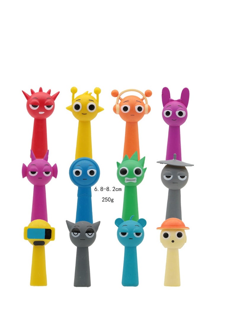 Y&D 24 Piece Sprunki Figures The  Action Figure Toys For Fans  Series Figures Model Birthday Cake Toppers  - Image 2