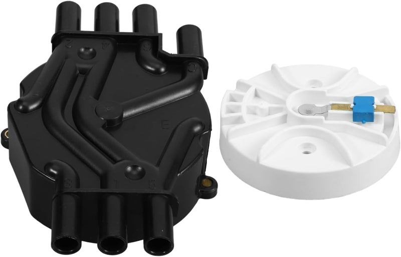 Heavy Duty Ignition Distributor Cap and Rotor Kit for Durable Replacement with Optimal Engine Performance and Easy Installation - Image 1