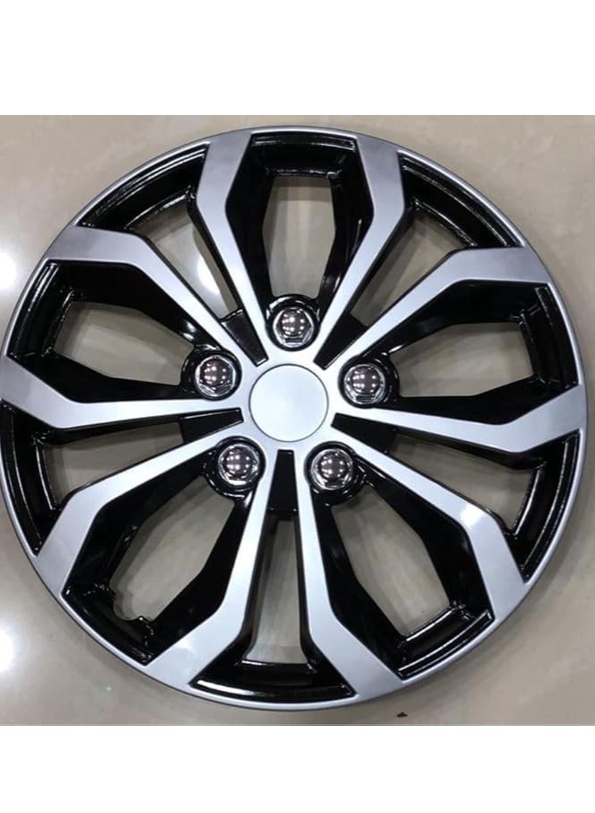 أغطية عجلات سلسلة الأداء، مقاس 15 بوصة، تصميم نجمة (غطاء عجلة سيارة مقاس 15 بوصة)