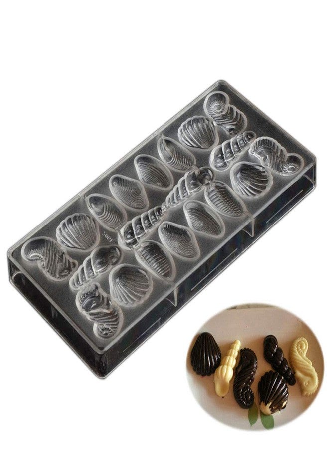 GRAINRAIN Polycarbonate Chocolate Mold DIY Handmade Chocolate Candy Mould Pastry Tools Bakeware 5 style shells (19278) - Image 5