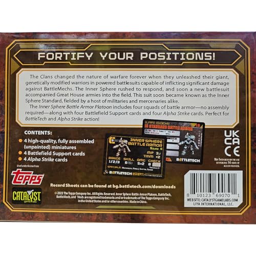 Catalyst Game Labs Battletech Inner Sphere Battle Armor Pack Strategy Board Game for 1 Players and Ages 14 - Image 5