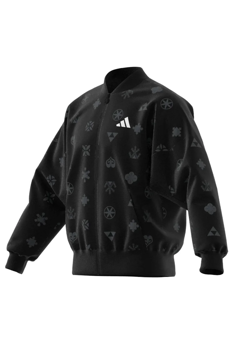 Adidas Bloom Sky Print Woven Bomber Jacket