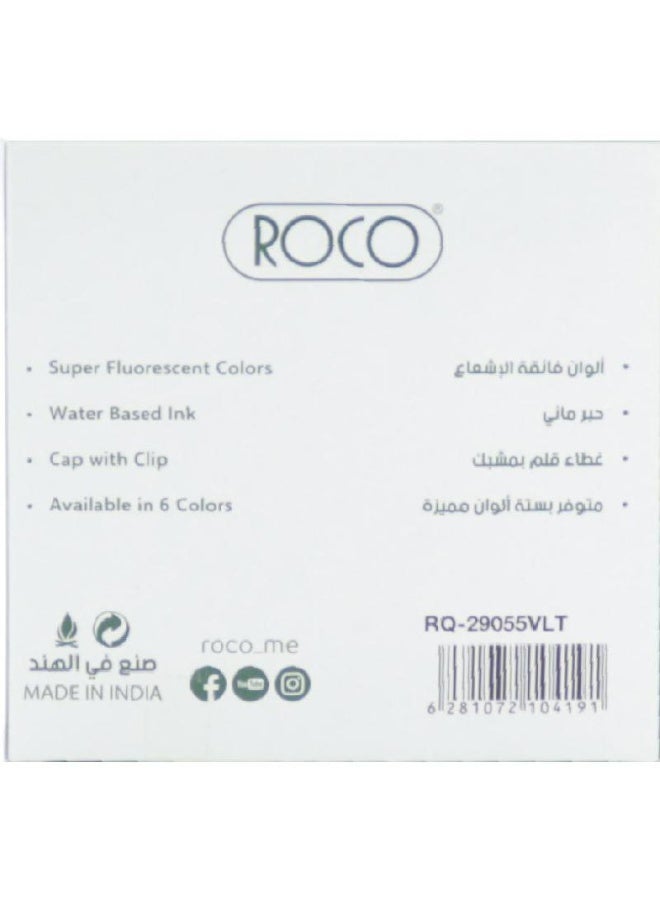 ROCO Highlighter Violet Pack of 10 - Image 2