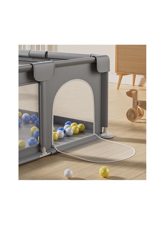 Playpen,  180cm*120cm Playpen for Toddlers, with Door and Suction Cup, Baby Safe Activity Center, Large Playpen, Baby Bumper Foam Playpen with Breathable Mesh, Limited time special prices,Yellow Friday Sale。 - Image 4