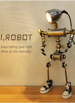 Generic Cyberpunk Style Robot Desk Lamp,Creative Gift Figurine Atmosphere Lamp, Desktop Decoration for Gaming Room  - Image 1