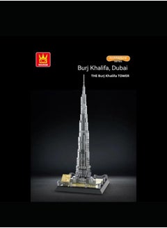 wange Burj Khalifa Building Blocks Figure of the World's Tallest Building Building Figures Construction Blocks Shaped Like a Building Building Blocks Toy Boys Blocks Assembly Boys Toys Girls Blocks Games Building Toy for Boys and Girls Character Play Figures Building Blocks Construction Building Blocks Assembly Creative Building Toy  - Image 2