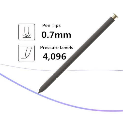 Bimahoo Galaxy S24 Ultra S Pen Replacement for Samsung Galaxy S24 Ultra Stylus Touch S Pen (WithBluetooth) All Versions + 5 x Nibs (Black) - Image 3