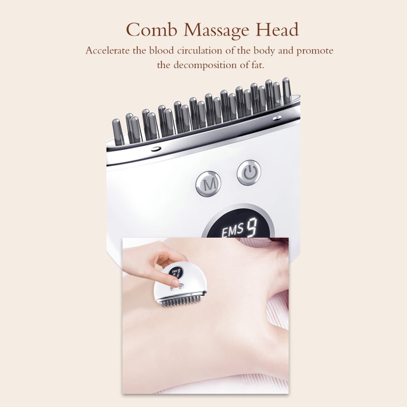 Electric Meridian Brush Portable Handheld Microcurrent Body Massager Slimming Body Healths Care Device - Image 4