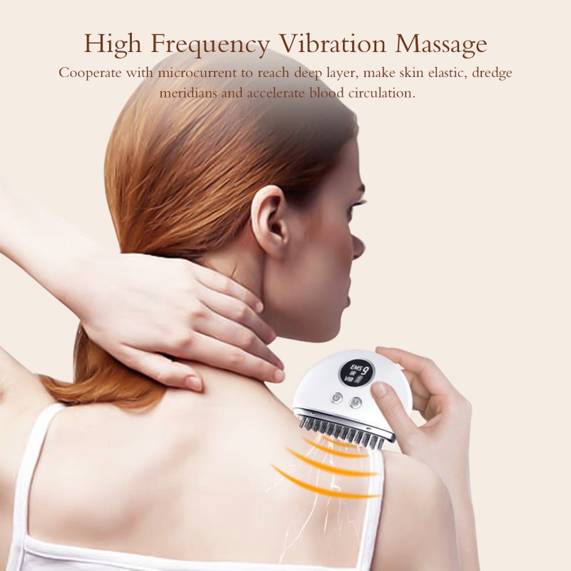 Electric Meridian Brush Portable Handheld Microcurrent Body Massager Slimming Body Healths Care Device - Image 3