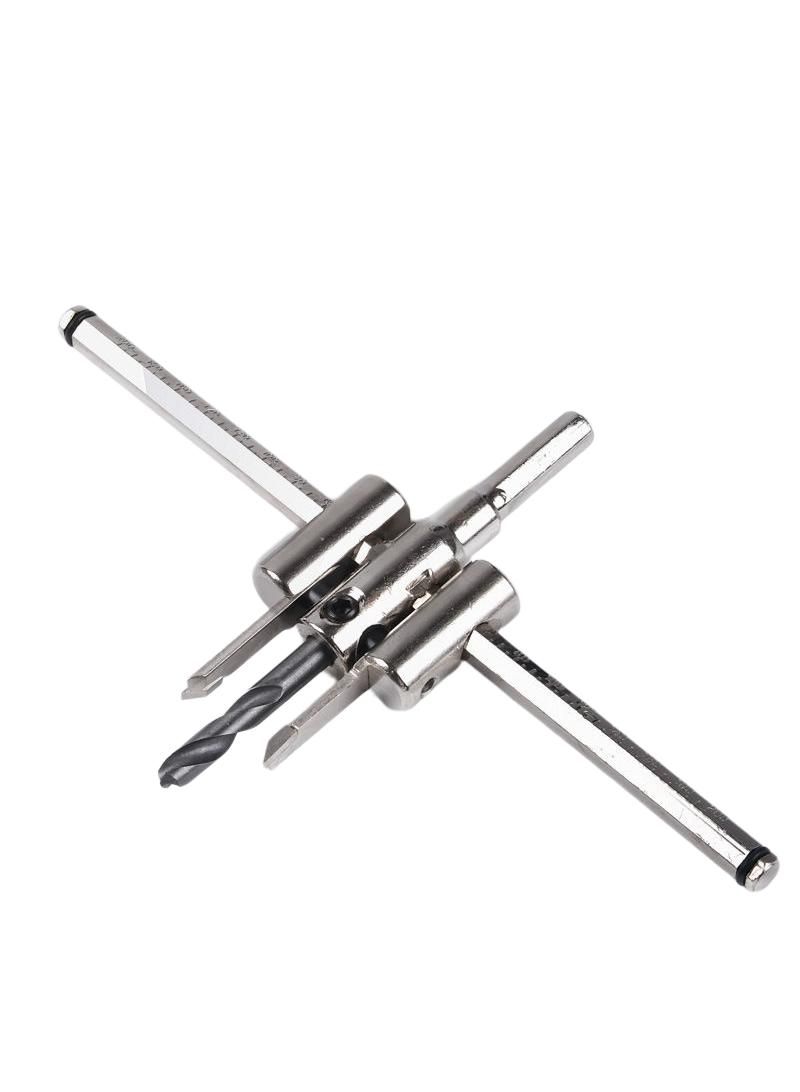 120mm White Aircraft Type Woodworking Adjustable Hole Drill  - Image 1
