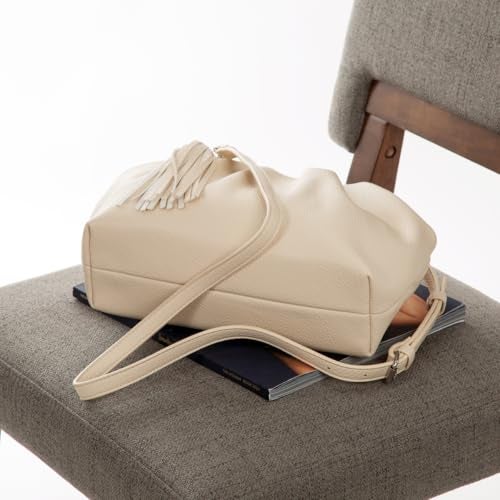 JNB Dumpling Bag for Women Clutch Purses, Cloud Crossbody Handbag Soft Shoulder,party,Wedding Bag,L/BEI - Image 5